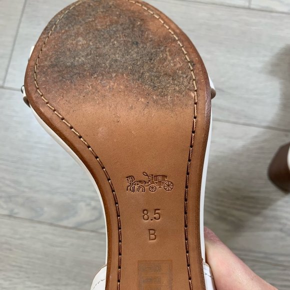 Coach Paige Studded Blocked Heels - Picture 11 of 14